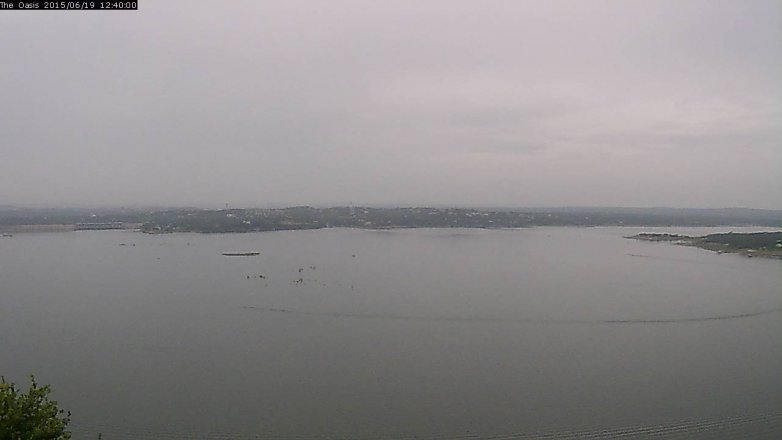 Lake Travis webcam, June 19, 2015 11:45 AM CT