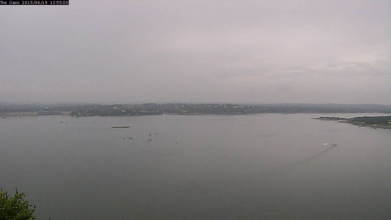 Lake Travis webcam, June 19, 2015 12:00 PM CT