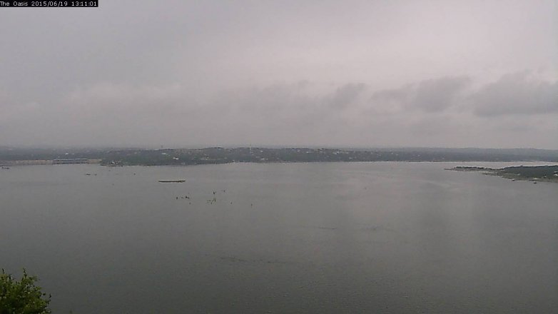 Lake Travis webcam, June 19, 2015 12:15 PM CT