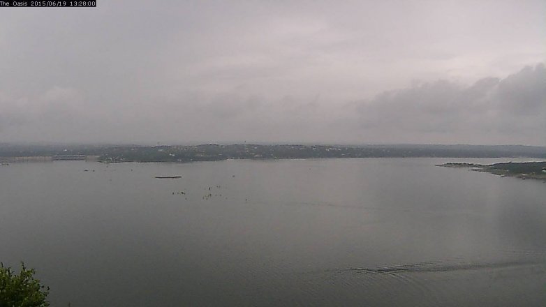 Lake Travis webcam, June 19, 2015 12:35 PM CT