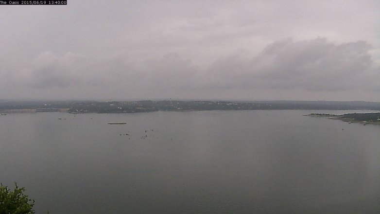 Lake Travis webcam, June 19, 2015 12:45 PM CT