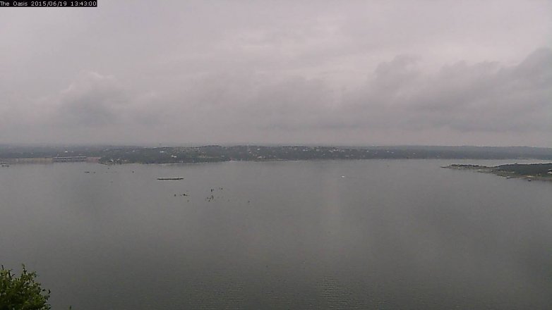 Lake Travis webcam, June 19, 2015 12:50 PM CT