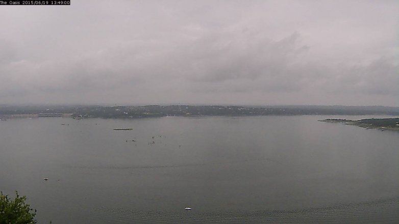 Lake Travis webcam, June 19, 2015 12:55 PM CT