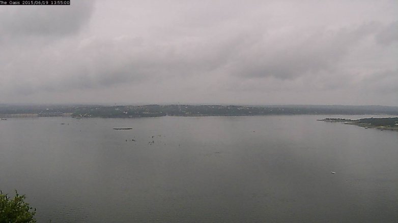 Lake Travis webcam, June 19, 2015 1:05 PM CT