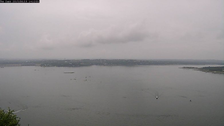 Lake Travis webcam, June 19, 2015 1:20 PM CT