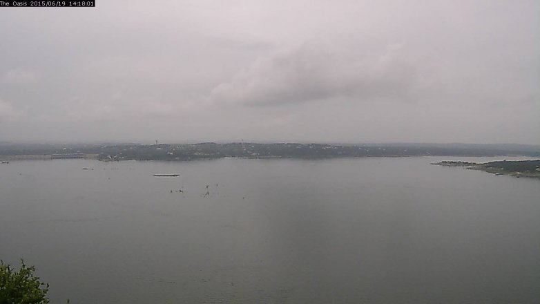 Lake Travis webcam, June 19, 2015 1:25 PM CT