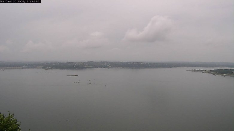 Lake Travis webcam, June 19, 2015 1:30 PM CT
