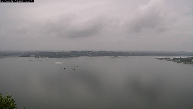 Lake Travis webcam, June 19, 2015 1:55 PM CT