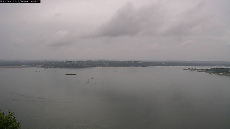 Lake Travis webcam, June 19, 2015 2:05 PM CT