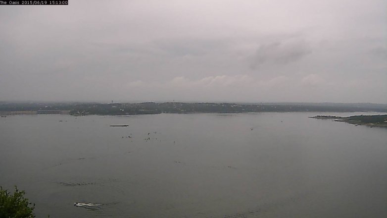 Lake Travis webcam, June 19, 2015 2:20 PM CT