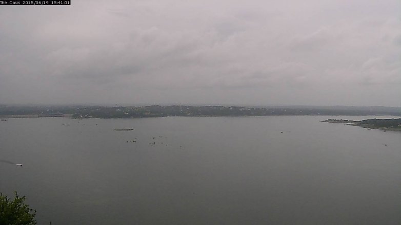 Lake Travis webcam, June 19, 2015 2:45 PM CT
