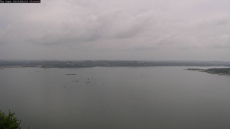 Lake Travis webcam, June 19, 2015 2:50 PM CT