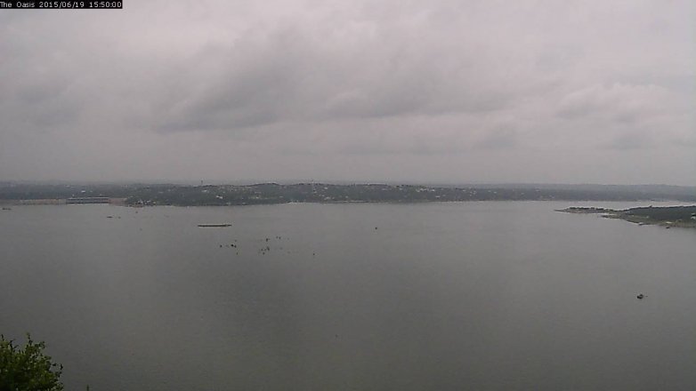 Lake Travis webcam, June 19, 2015 2:55 PM CT