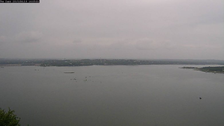 Lake Travis webcam, June 19, 2015 3:10 PM CT