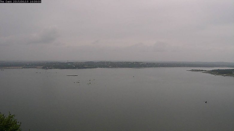 Lake Travis webcam, June 19, 2015 3:15 PM CT