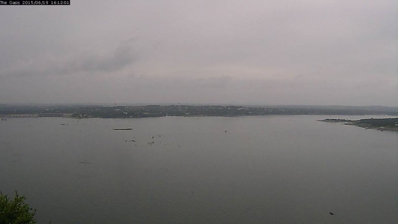 Lake Travis webcam, June 19, 2015 3:20 PM CT