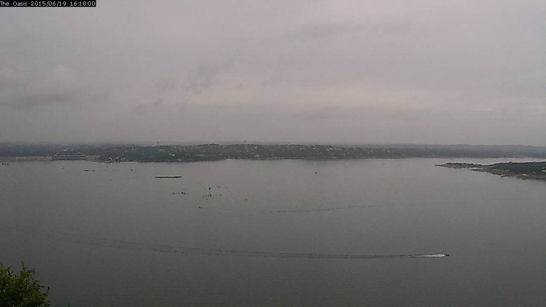 Lake Travis webcam, June 19, 2015 3:25 PM CT