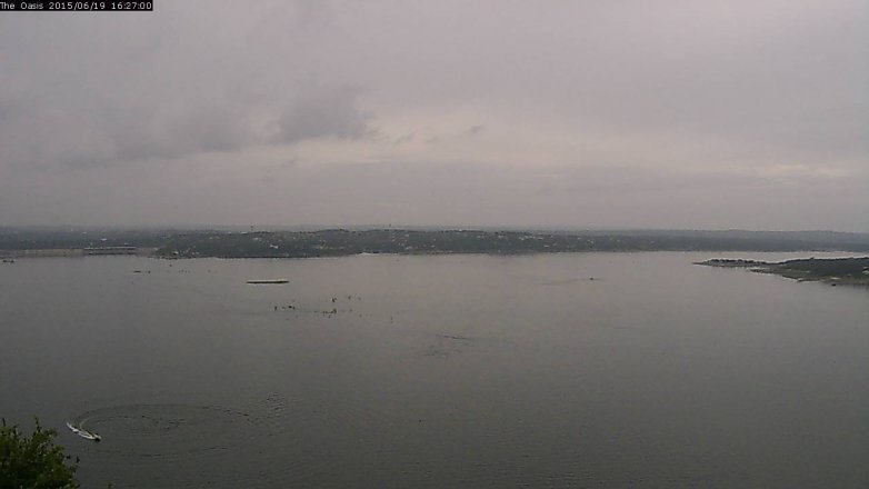 Lake Travis webcam, June 19, 2015 3:35 PM CT