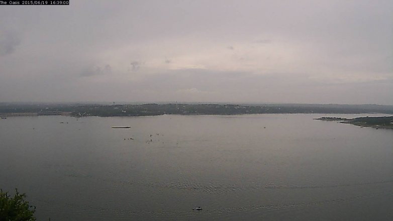 Lake Travis webcam, June 19, 2015 3:45 PM CT