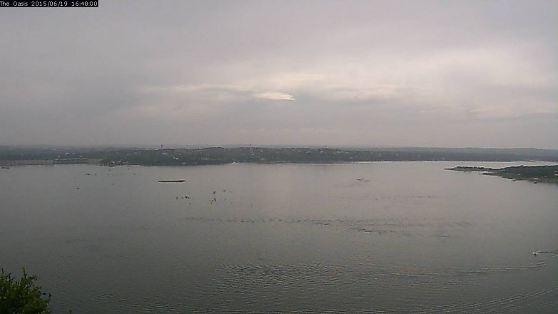 Lake Travis webcam, June 19, 2015 3:55 PM CT