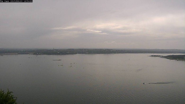 Lake Travis webcam, June 19, 2015 4:00 PM CT