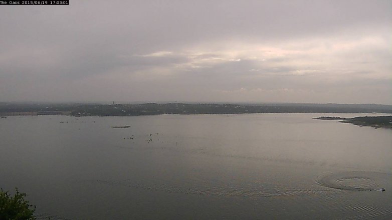 Lake Travis webcam, June 19, 2015 4:10 PM CT