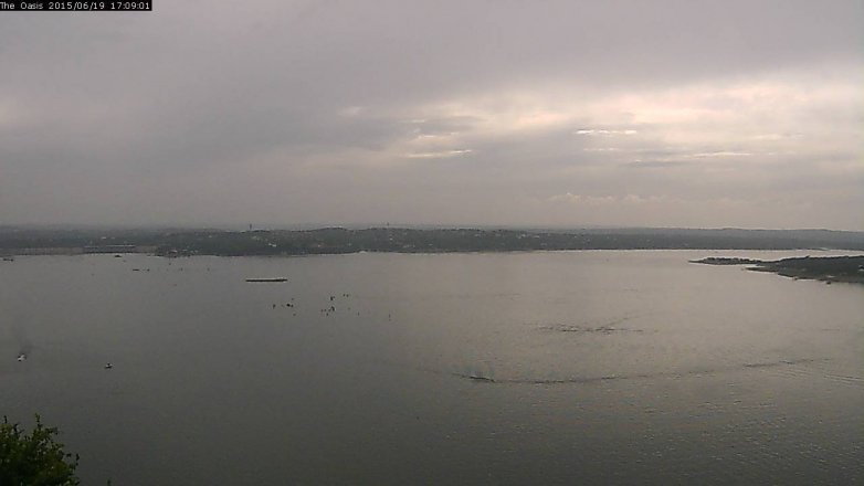 Lake Travis webcam, June 19, 2015 4:15 PM CT