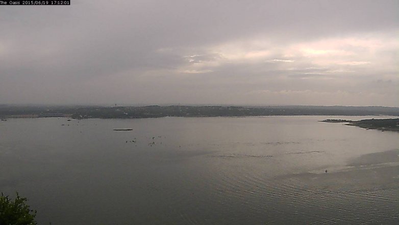 Lake Travis webcam, June 19, 2015 4:20 PM CT