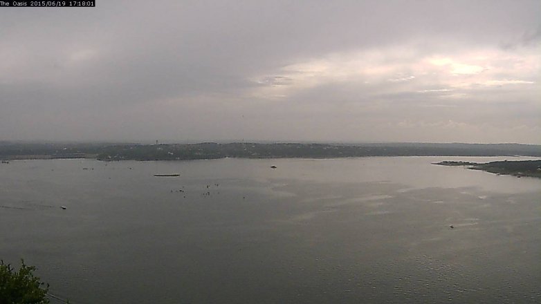Lake Travis webcam, June 19, 2015 4:25 PM CT