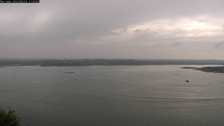 Lake Travis webcam, June 19, 2015 4:30 PM CT