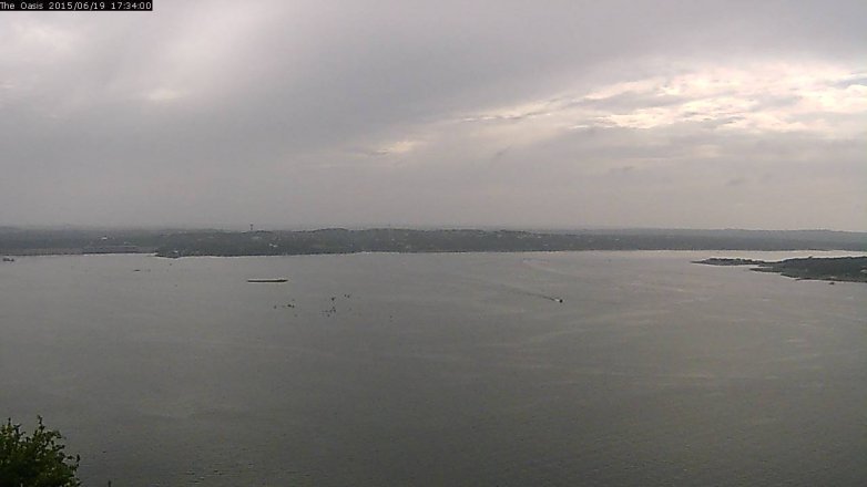 Lake Travis webcam, June 19, 2015 4:45 PM CT