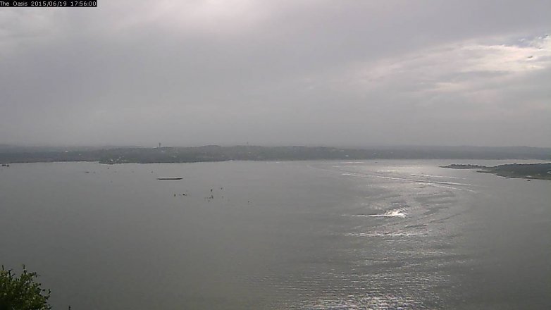 Lake Travis webcam, June 19, 2015 5:00 PM CT