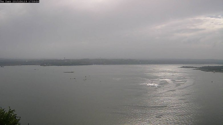 Lake Travis webcam, June 19, 2015 5:10 PM CT