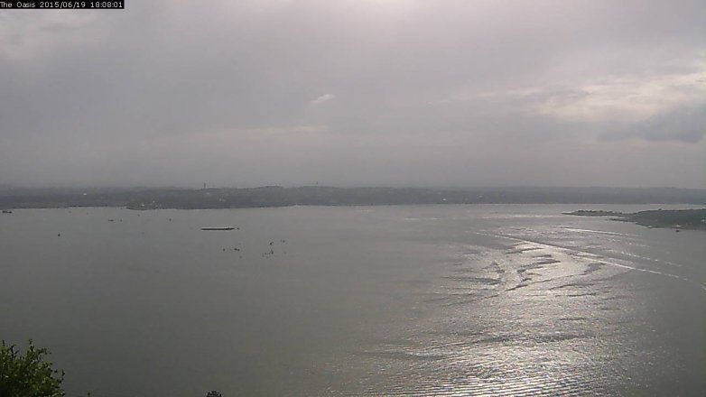 Lake Travis webcam, June 19, 2015 5:15 PM CT