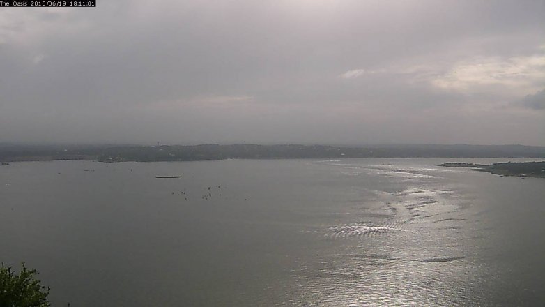 Lake Travis webcam, June 19, 2015 5:20 PM CT