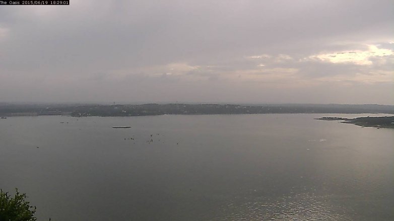 Lake Travis webcam, June 19, 2015 5:35 PM CT