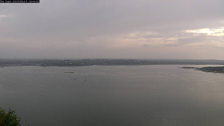 Lake Travis webcam, June 19, 2015 5:50 PM CT