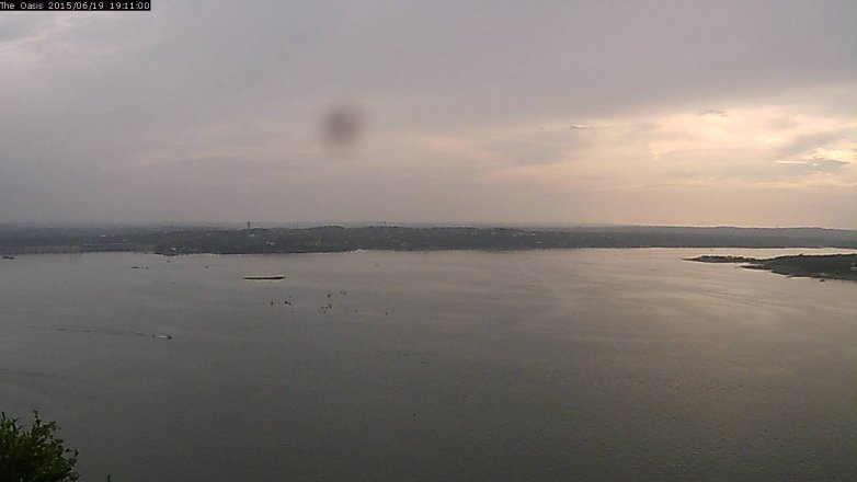 Lake Travis webcam, June 19, 2015 6:15 PM CT
