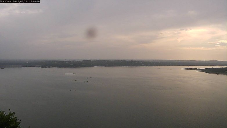 Lake Travis webcam, June 19, 2015 6:20 PM CT