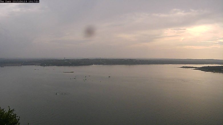 Lake Travis webcam, June 19, 2015 6:25 PM CT