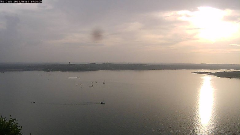 Lake Travis webcam, June 19, 2015 6:30 PM CT