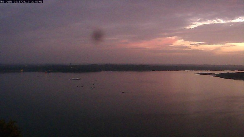 Lake Travis webcam, June 19, 2015 7:55 PM CT