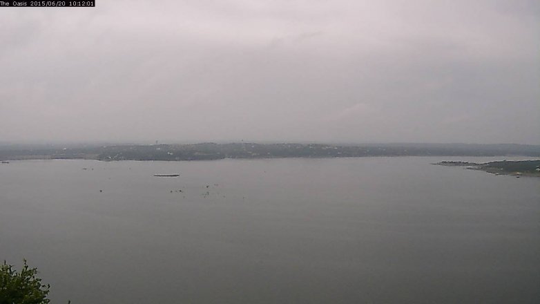 Lake Travis webcam, June 20, 2015 9:20 AM CT