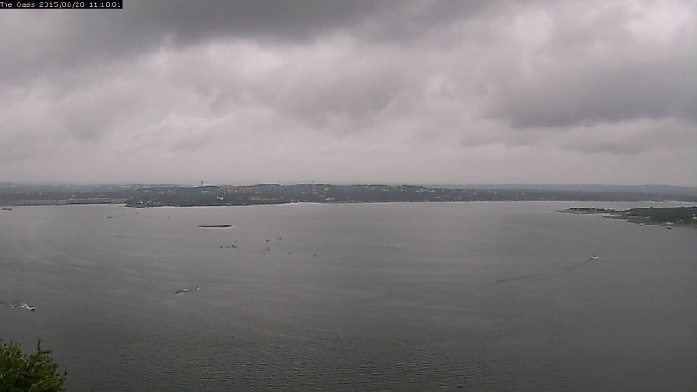 Lake Travis webcam, June 20, 2015 10:15 AM CT