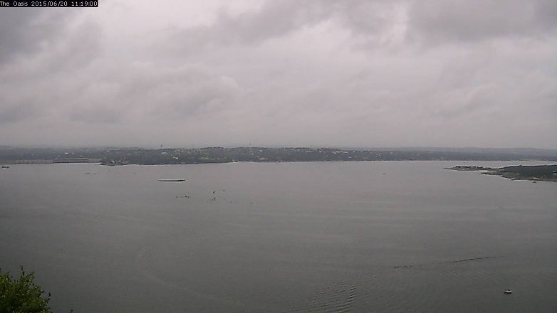 Lake Travis webcam, June 20, 2015 10:25 AM CT