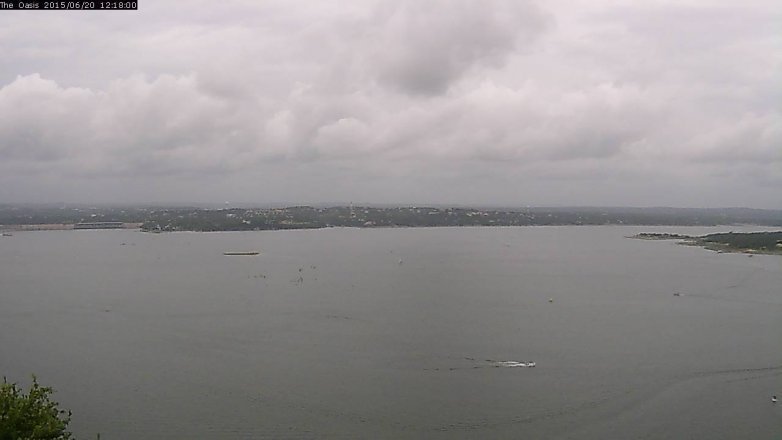 Lake Travis webcam, June 20, 2015 11:25 AM CT