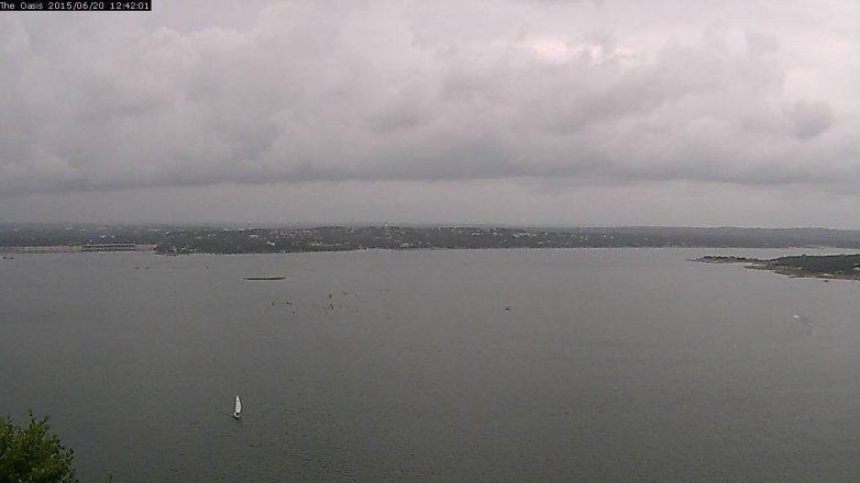 Lake Travis webcam, June 20, 2015 11:50 AM CT