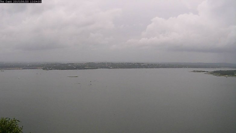Lake Travis webcam, June 20, 2015 12:10 PM CT