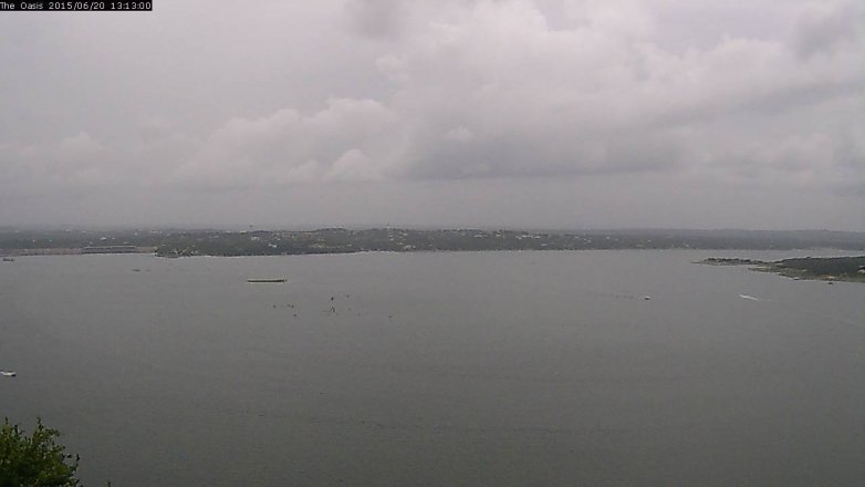 Lake Travis webcam, June 20, 2015 12:20 PM CT