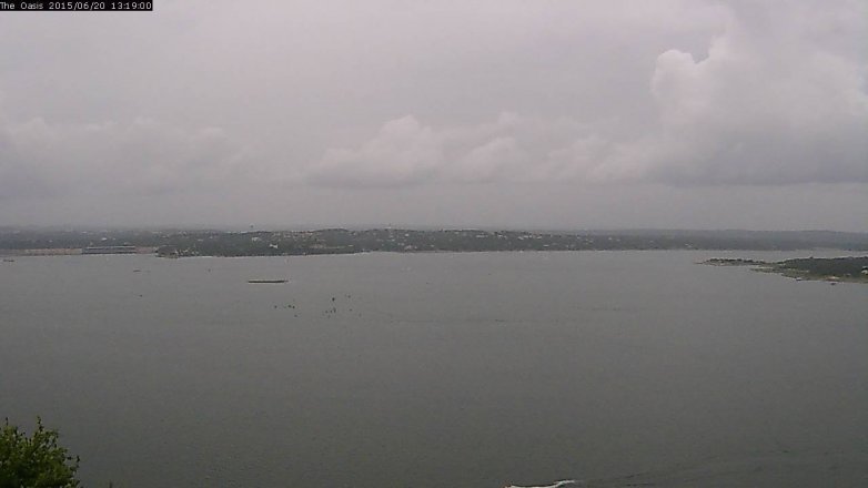 Lake Travis webcam, June 20, 2015 12:25 PM CT